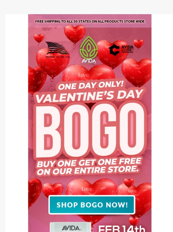 ❤️❤️ Valentine's Day BOGO Is LIVE! ❤️❤️