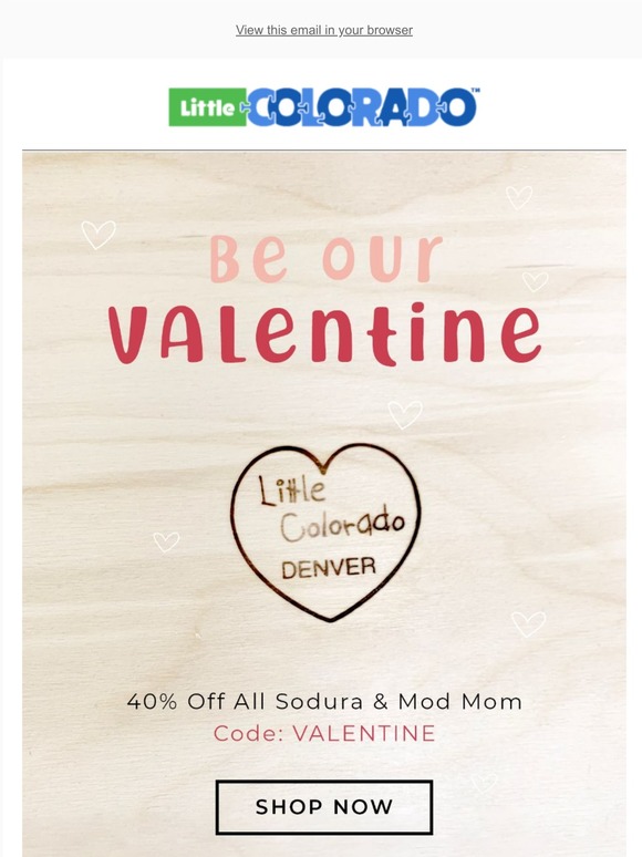 Be Our Valentine ❤ 40% Off All Sodura and Mod Mom Furniture Today Only!