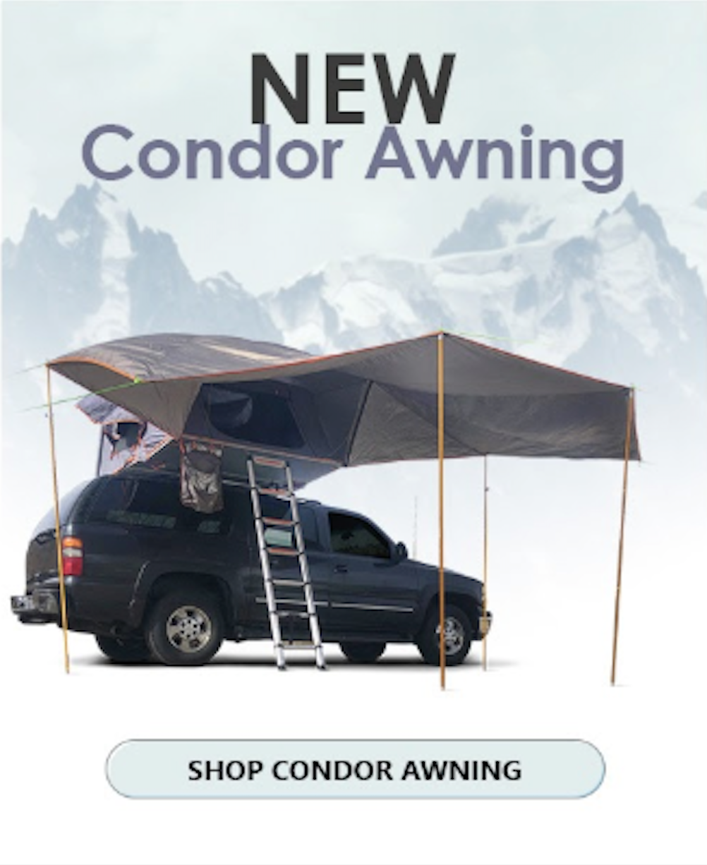 Roofnest *ALL WHITE TENTS 300 OFF* Plus New Condor Accessories! Milled