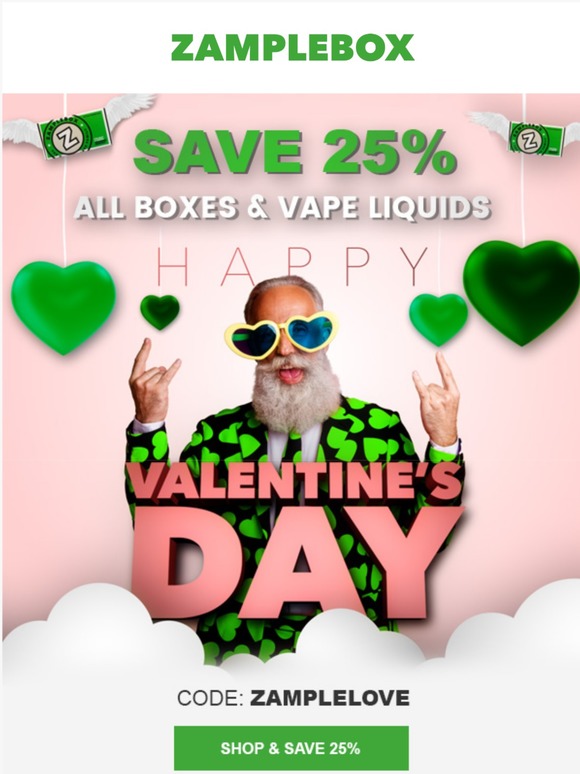 25% OFF - Love Is in the Cloud ☁️💚