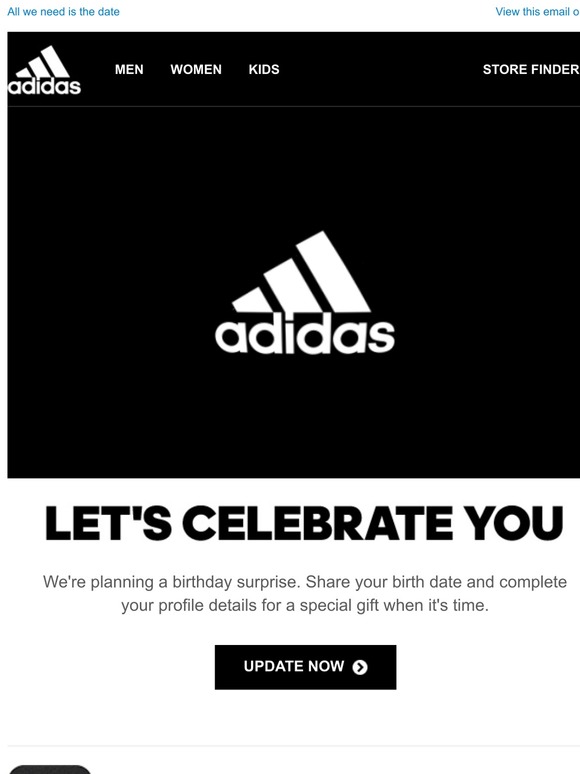 adidas birthday gift 2020