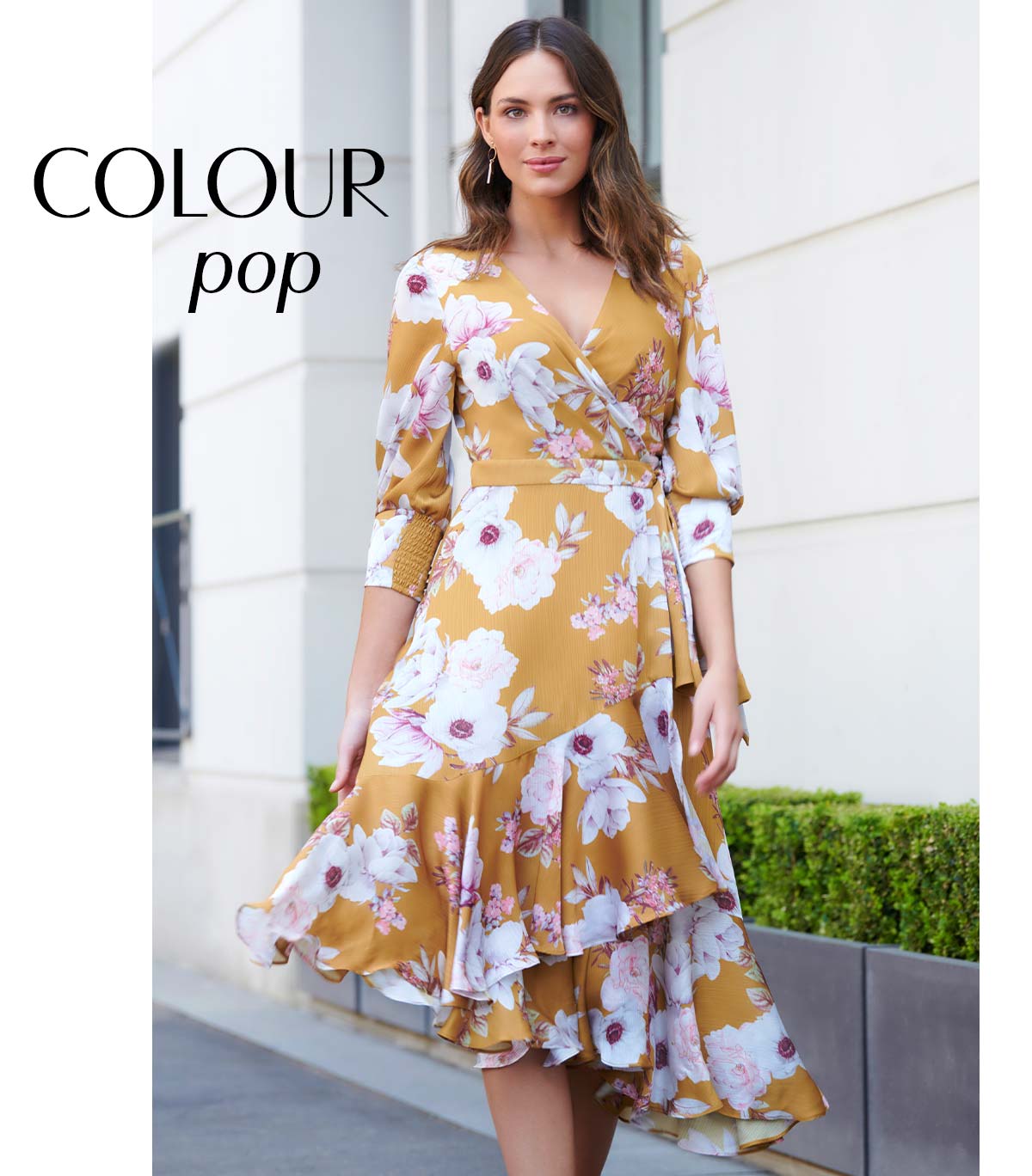 portmans wrap dress