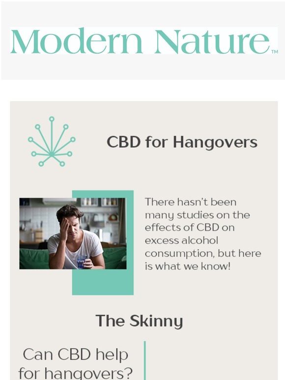 Can CBD Help My Hangover?