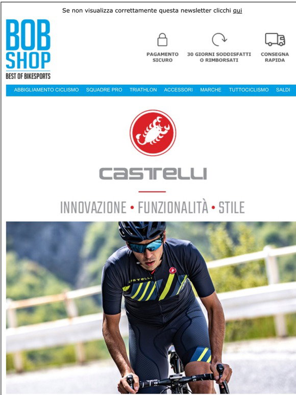 bobshop.it: CASTELLI – Le novità 2020 ORA online! | 10% di sconto EXTRA sui  pantaloni ciclismo in saldo! | Milled