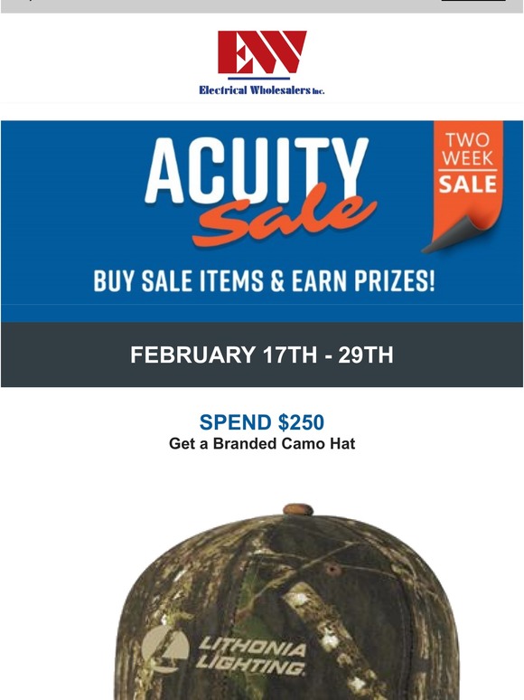 Acuity Sale Starts Today!