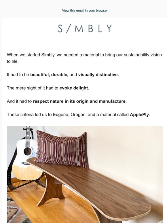 Our Go-To Sustainable Material - ApplePly