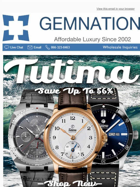 Tutima Timepieces - Save Up To 56% | Only at Gemnation