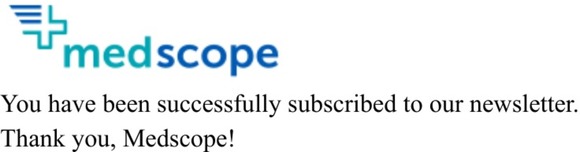 Newsletter subscription success