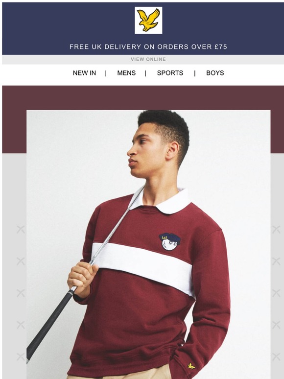 lyle and scott golf jacket