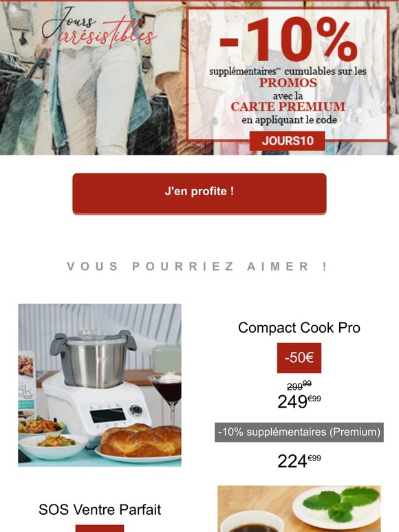 -10% cumulables sur vos achats !