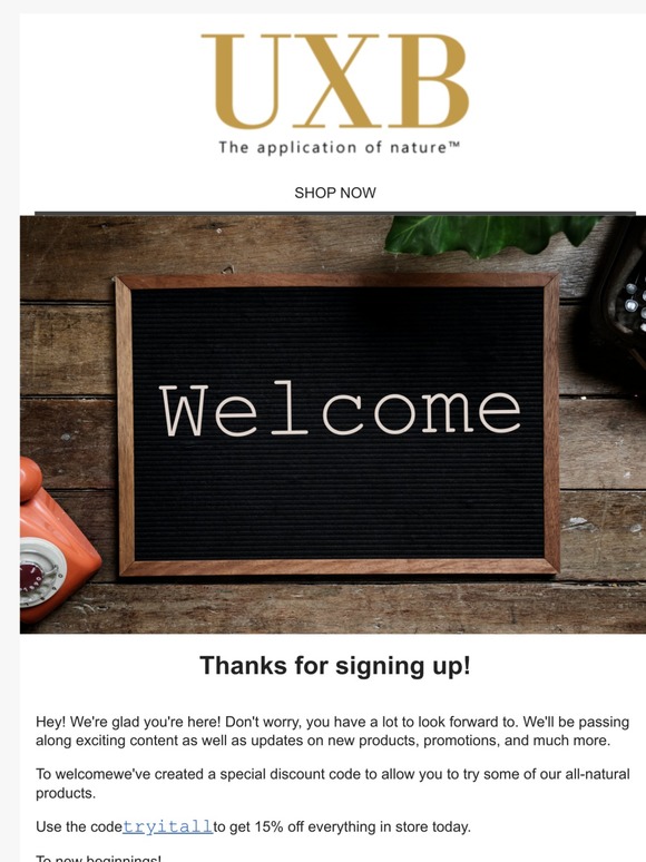Thanks for signing up!