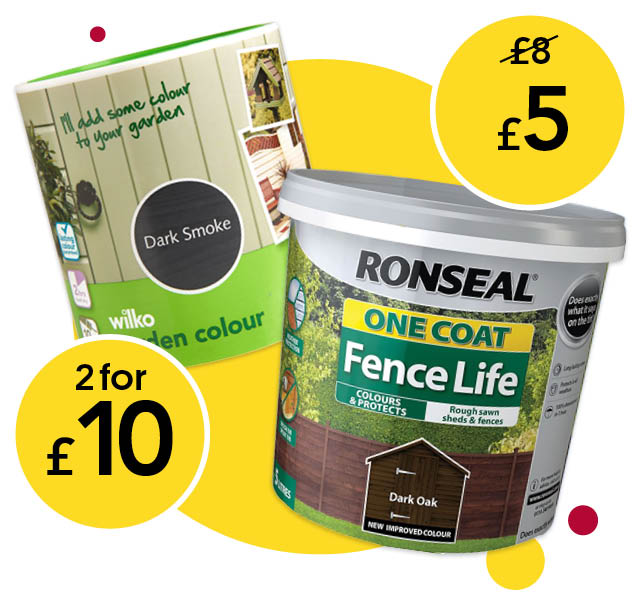 wilkinsons dark oak fence paint