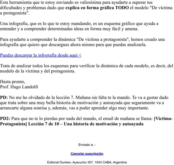 [Victima-Protagonista] Infografía sobre De víctima a protagonista