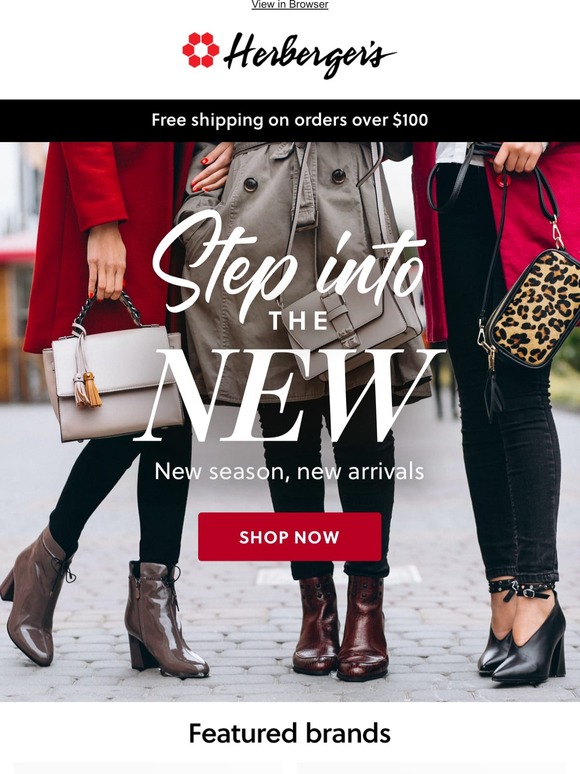 Just in: New Brands, New Looks