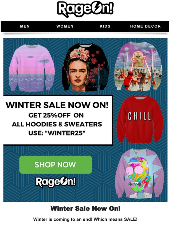 Winter Sale NOW ON!