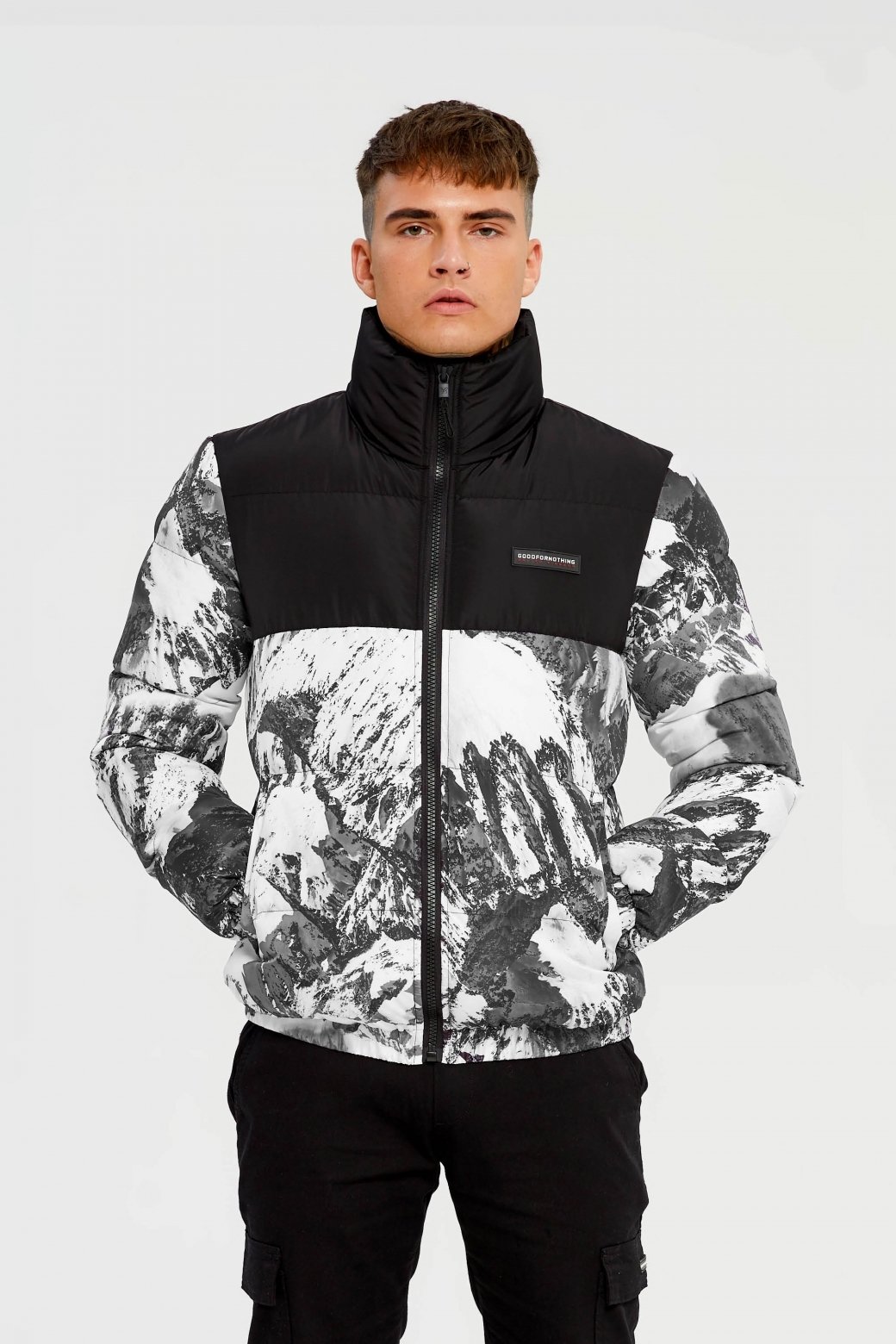 good for nothing red puffer jacket