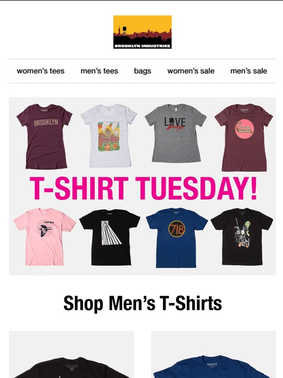 brooklyn industries t shirts