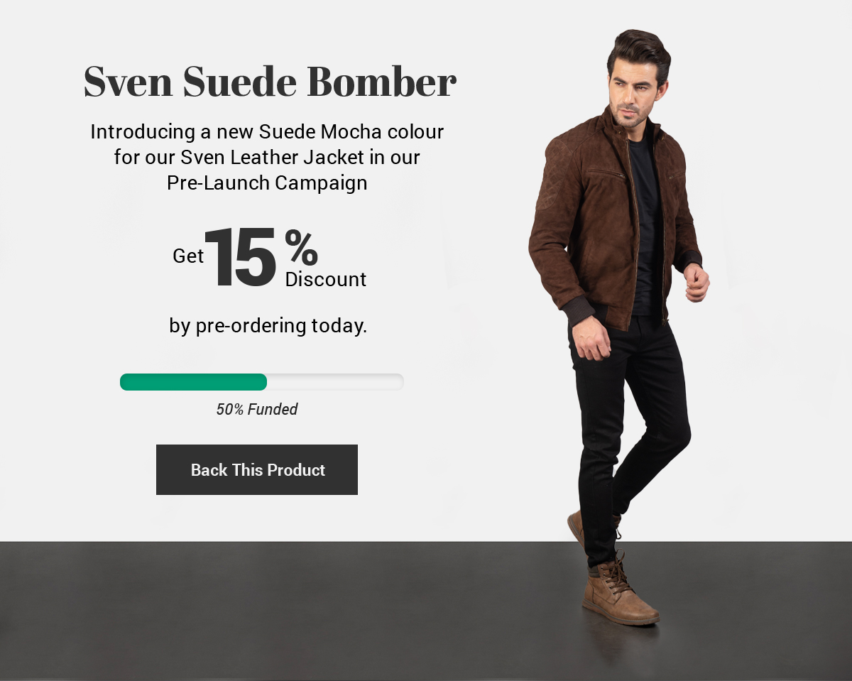 sven mocha suede bomber jacket