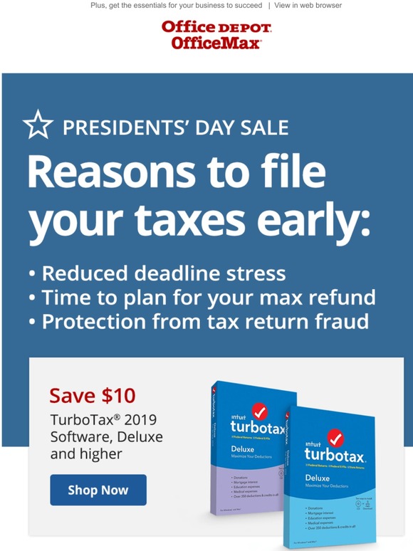 officemax turbotax deluxe deals officemax turbotax deluxe deals