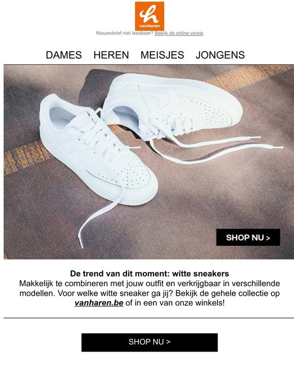 vanHaren : Witte sneakers: de basics die je moet hebben! | Milled