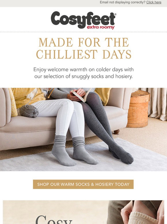 Cosyfeet: Keep cosy with our warm socks 
