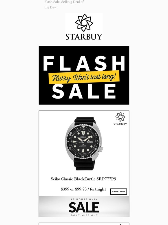 starbuy seiko 5