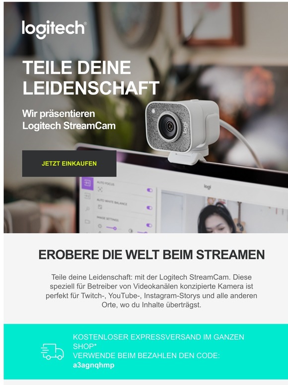 [NEUE] Logitech StreamCam – Full HD für Live-Content