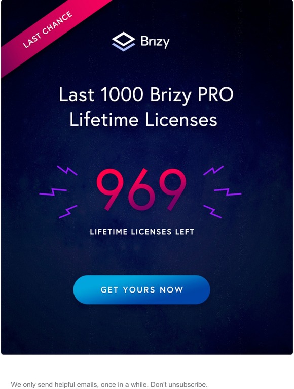 Only 969 Left