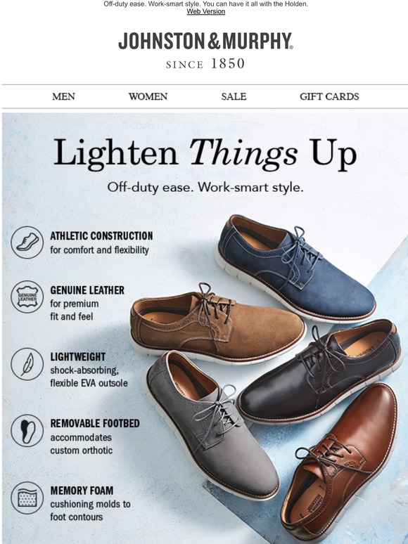 holden plain toe johnston and murphy