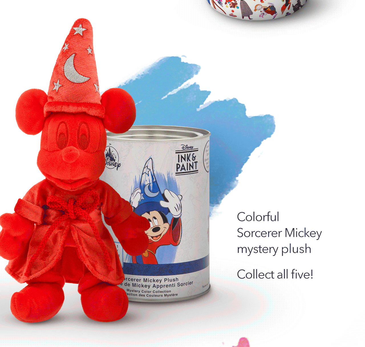 sorcerer mickey plush ink and paint