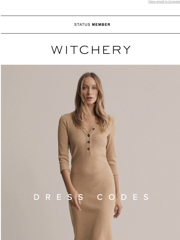 witchery jersey ribbed dress