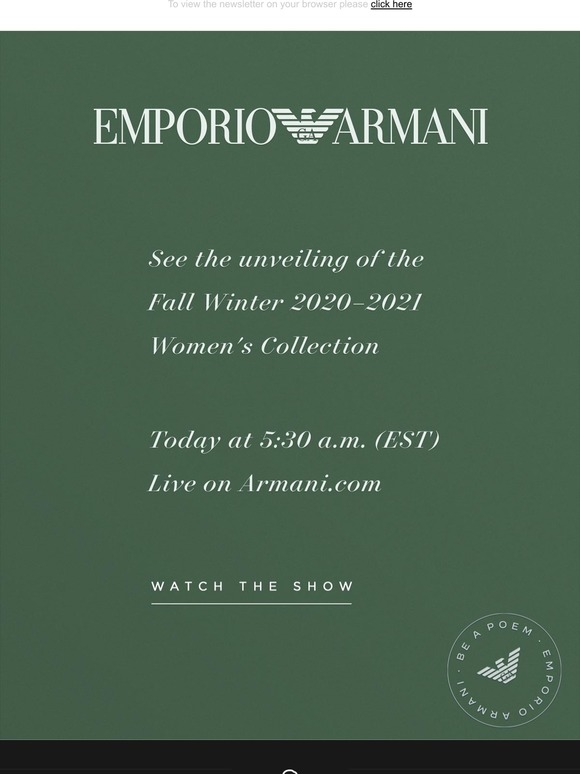emporio armani coupon code