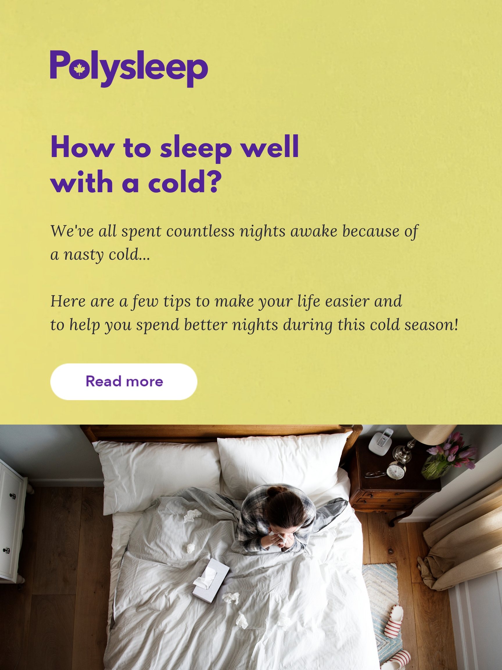 Polysleep Cafr How To Sleep Better With A Cold Milled