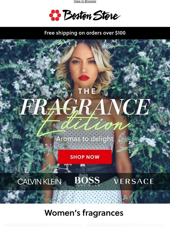 Calvin Klein, Versace, Burberry | Fragrances
