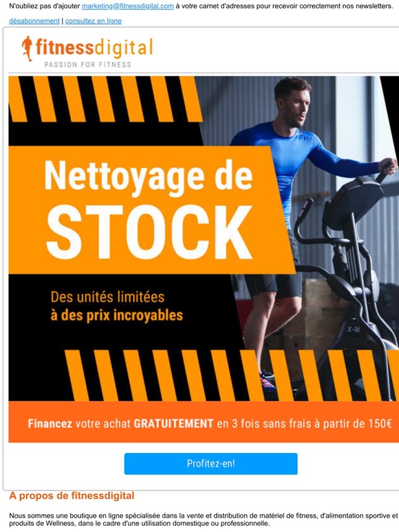 -Atention! Nettoyage de STOCK