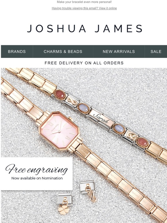 Nomination bracelet sale joshua james