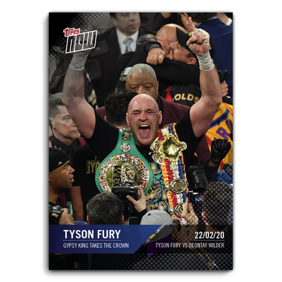 Topps: New Tyson Fury Signature Performance! | Milled