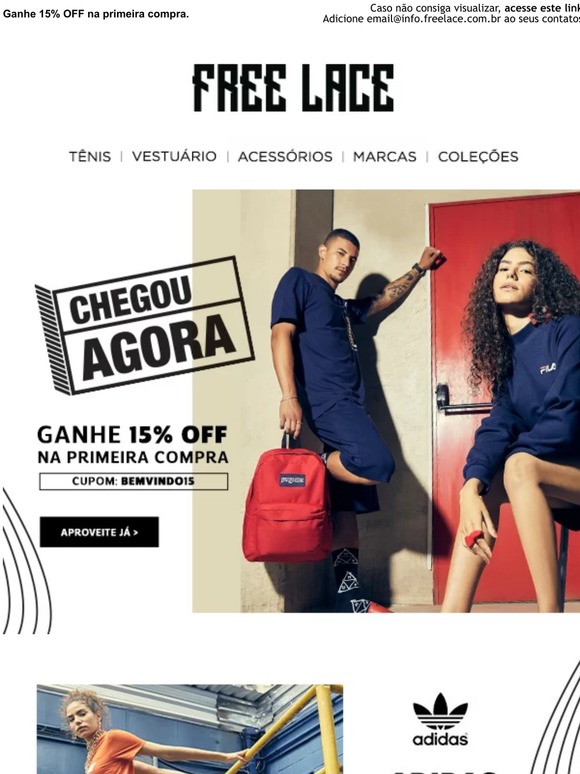 primeira compra adidas cupom