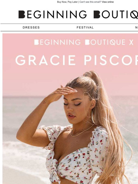Beginning Boutique:  BB x Gracie is now LIVE  | Milled