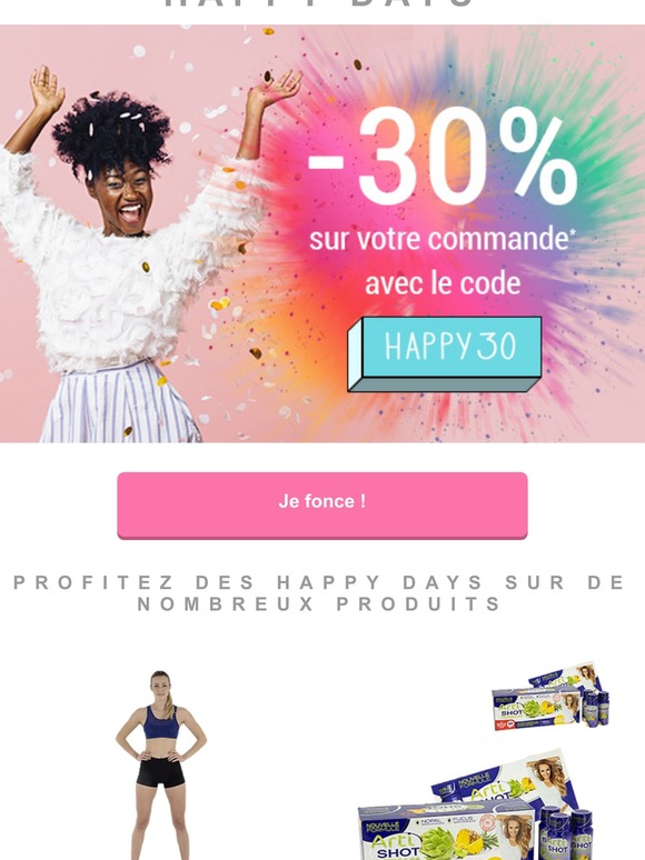 Ce n'est pas une erreur !  -vous avez reçu 30% de réduction