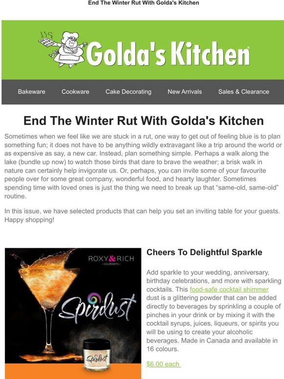Get Out Of That Rut With Help From Golda's Kitchen