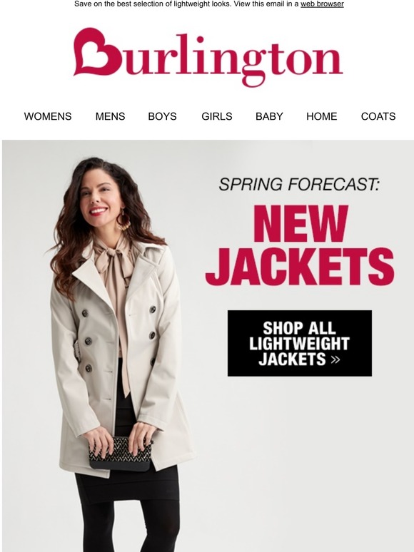 burlington spring jackets