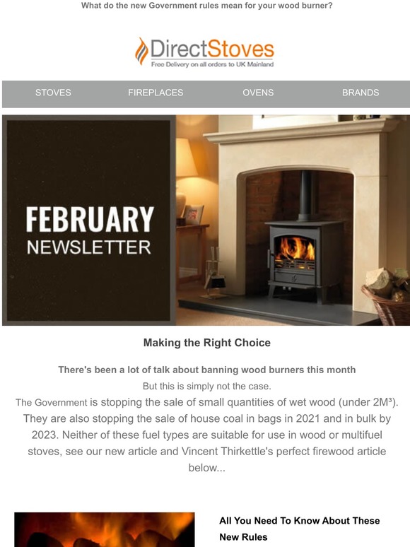 Direct Stoves Wood Burning And The New Government Rules Milled