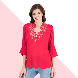 Blusa Paloma Manga 3/4 | Coppel