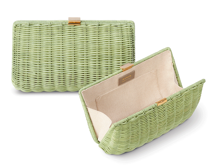 wicker clutch