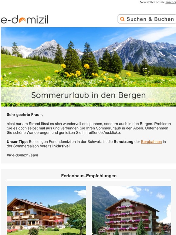 TIPP: Berge statt Meer im Sommerurlaub ✔