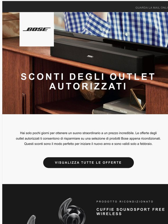 Bose IT: Ultimi giorni: risparmia fino a € 120 sul suono straordinario |  Milled