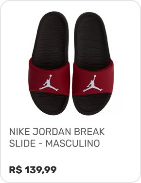 chinelo jordan break slide masculino