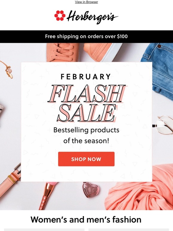 February Flash Sale is ON!