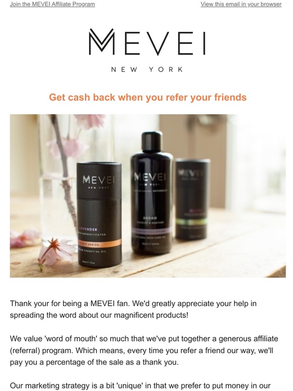 Welcome to our Affiliate Program